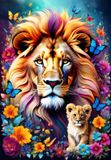 Alipson Puzzle legpuzzel Lions - Maternal Love Collection - 1000 pièces