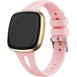 Strap-it Fitbit Bracelet silicone de luxe (rose)