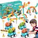 Woopie Blocs de construction magnétiques Dinosaures 84 pcs