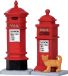 Lemax Victorian Mailboxes - Set Of 2