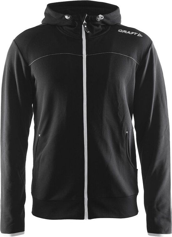 Craft Leisure Full Zip Hood Men - Black - L