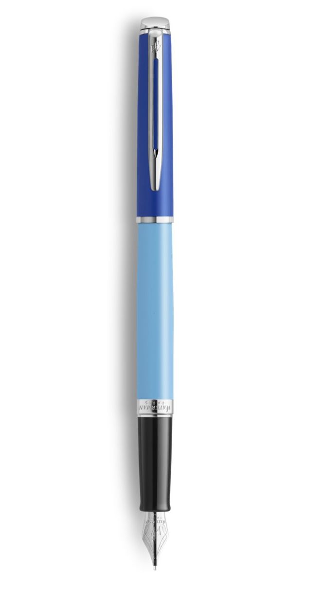 Waterman Hémisphère Vulpen - Zwart/Blauw - Medium Punt - Geschenkdoos