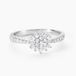 Icecat Bague Garoune Argent Blanc Oxyde De Zirconium