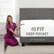 DeaLuxe Kingsize Hoeslaken met Diepe Hoeken - Kingsize 43-53 cm