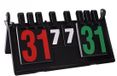 Unyqoos® Tableau de score portable à 4 chiffres pour divers matchs et jeux de sport