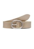 s.Oliver - Leren riem met gesp en folieprint - Beige
