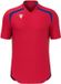 Macron Jersey Wyrm Rouge/Bleu Royal XS Manches Courtes Rayé Polyester 2025 Printemps/Été Hommes Football