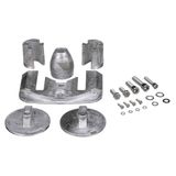Seachoice 95091 Mercury Bravo III Anode set, zonder magnesium, cadmiumvrij, milieuvriendelijk, voor zoet water, compatibel met Bravo III vanaf 2004