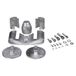 Seachoice 95091 Mercury Bravo III Anode set, zonder magnesium, cadmiumvrij, milieuvriendelijk, voor zoet water, compatibel met Bravo III vanaf 2004