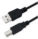ROLINE Recycled Material 11.45.8808 USB-kabel USB 2.0 0,8 m USB A USB B Zwart