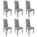 Homey Yrsa, aluminium, 40 cm breed, 42 cm diep, 96 cm hoog, set van 6