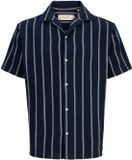 Jack & Jones Junior Overhemd Gestreept Korte Mouw Sky Captain 164