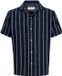 Jack & Jones Junior Overhemd Gestreept Korte Mouw Sky Captain 164