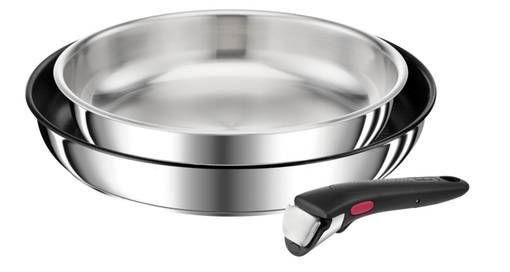 Tefal Ingenio Preference Braadpannen Set - 3-delig - RVS - Inductie