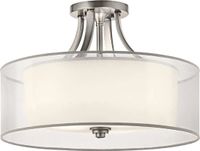 Kichler LED Plafondlamp Lacey | 4X E27 Max 60W | Dimbaar | Antique Pewter