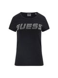 GUESS Functioneel shirt 'KIARA' zwart / zilver