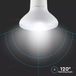 V-tac Ledlamp Vt-280 R80 E27 10w 6400k 800lm Wit