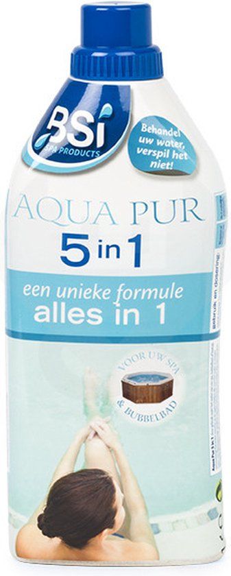 BSI Aqua Pur 5 in 1 - Zwembadwaterbehandeling - 1 liter