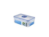 Lock&Lock Classic 2059085 Vershouddoos, rechthoekig, met afvoer, PP-kunststof, transparant, 20 x 13 x 7 cm, 1 l