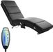Casaria Relaxfauteuil - Massage en Verwarmingsfunctie - Zwart