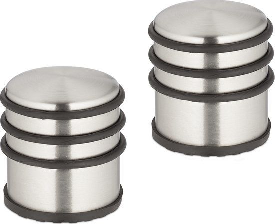 Merkloos Relaxdays deurstopper rvs
