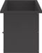 vidaXL Jardinière avec LED 2 pcs noir 40 x 60 x 40 cm acier