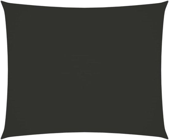 vidaXL Zonnescherm rechthoekig 3x4 m oxford stof antracietkleurig