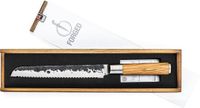 Forged Olive Broodmes 20cm - Olijfhout - In Houten Giftbox