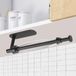Shenzhen Haorui Industrial Technology Co., Ltd. Porte-rouleau de cuisine avec effet d'amortissement, fonctionnement à une main, porte-rouleau de cuisine, adhésif et perçable, porte-rouleau de cuisine pour cuisine et salle de bain - Métal, Noir