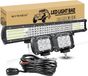 Ayangoods Barre lumineuse avec câblage pour camions - Éclairage LED puissant - Étanche - Sécurité et visibilité améliorées - Installation facile