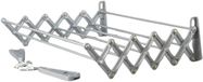 ABJ étendoir mural gris 100 cm aluminium pliable
