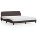 VidaXL Bedframe "Dover" Stof Donkerbruin 160x200 cm
