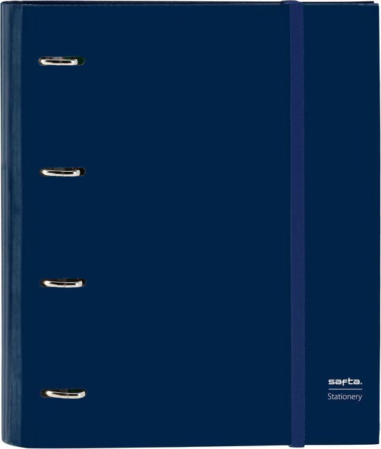 Ringmap Safta Marino Marineblauw (27 x 32 x 3.5 cm)