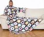Lavatelli Kanguru Deluxe Soul Plaid met mouwen - 140x210 cm - 100% polyester - Effen - Machinewas 30 °C