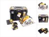 DeWalt DCS 572 M2 batterie-handcirkelzaag 18 V 184 x 16 mm + 2x batterie 4,0 Ah + oplader + T-STAK