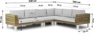 Lifestyle Garden Furniture Seashore hoek loungeset 5-delig