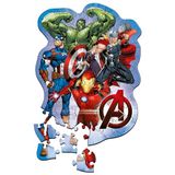 Trefl - Marvel Avengers Wooden Puzzle - 50 Pieces