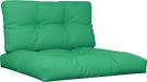 vidaXL Palletkussens 2 stuks stof groen