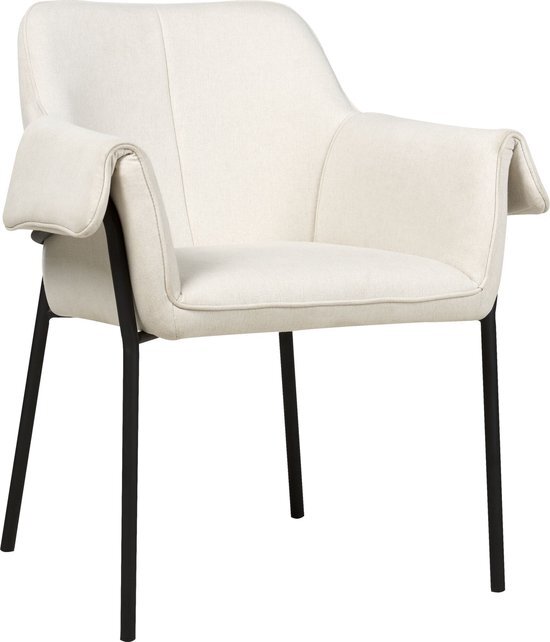 ARLA - Fauteuil - Creme - Polyester