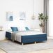 Maison Exclusive - Lit boxspring avec matelas, bleu, 140 x 190 cm, rembourré