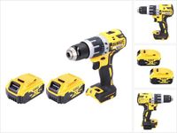 DeWalt DCD 796 N accu-klopboormachine 18 V 70 Nm borstelloos + 2x accu 5,0 Ah - zonder oplader