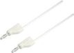 Voltcraft MSB-300 Meetsnoer Banaanstekker 4 mm Silicone 2.00 m Wit 1 stuk(s)