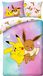 Pokémon Housse de couette pour enfants, 140x200 cm, Pikachu, microfibre