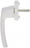 Raamgreep Roto Line TS6560 Raamkruk met Sleutel, Wit, 7x37mm
