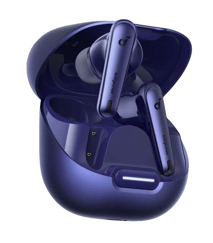 Soundcore Liberty 4 NC - Blue - True Wireless Earbuds - Bluetooth 5.3 - Noise Cancelling - IPX4 - USB-C