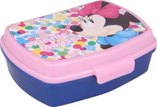 Stor Minnie Broodtrommel - 17x14 cm - Brooddoos - Sandwich Box
