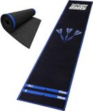 Merkloos Relaxdays darttapijt - zwart-blauw - 60x260 cm