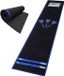 Merkloos Relaxdays darttapijt - zwart-blauw - 60x260 cm