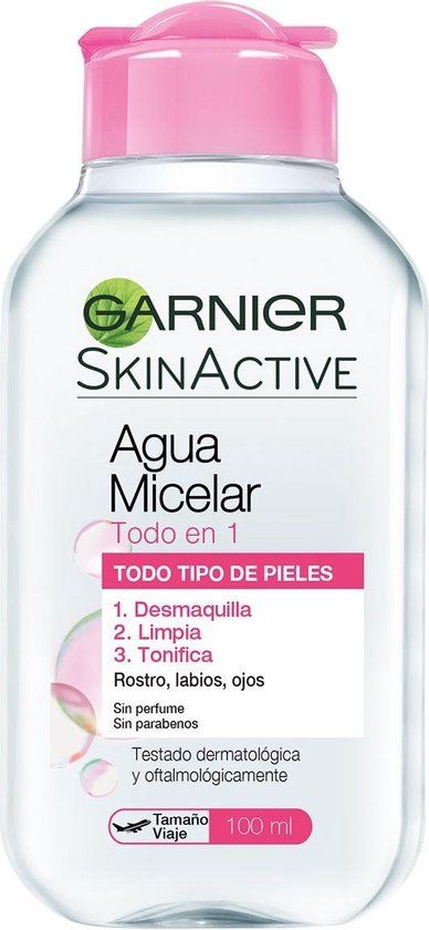Garnier Skin Naturals Agua Micelar Todo En Uno 100 Ml