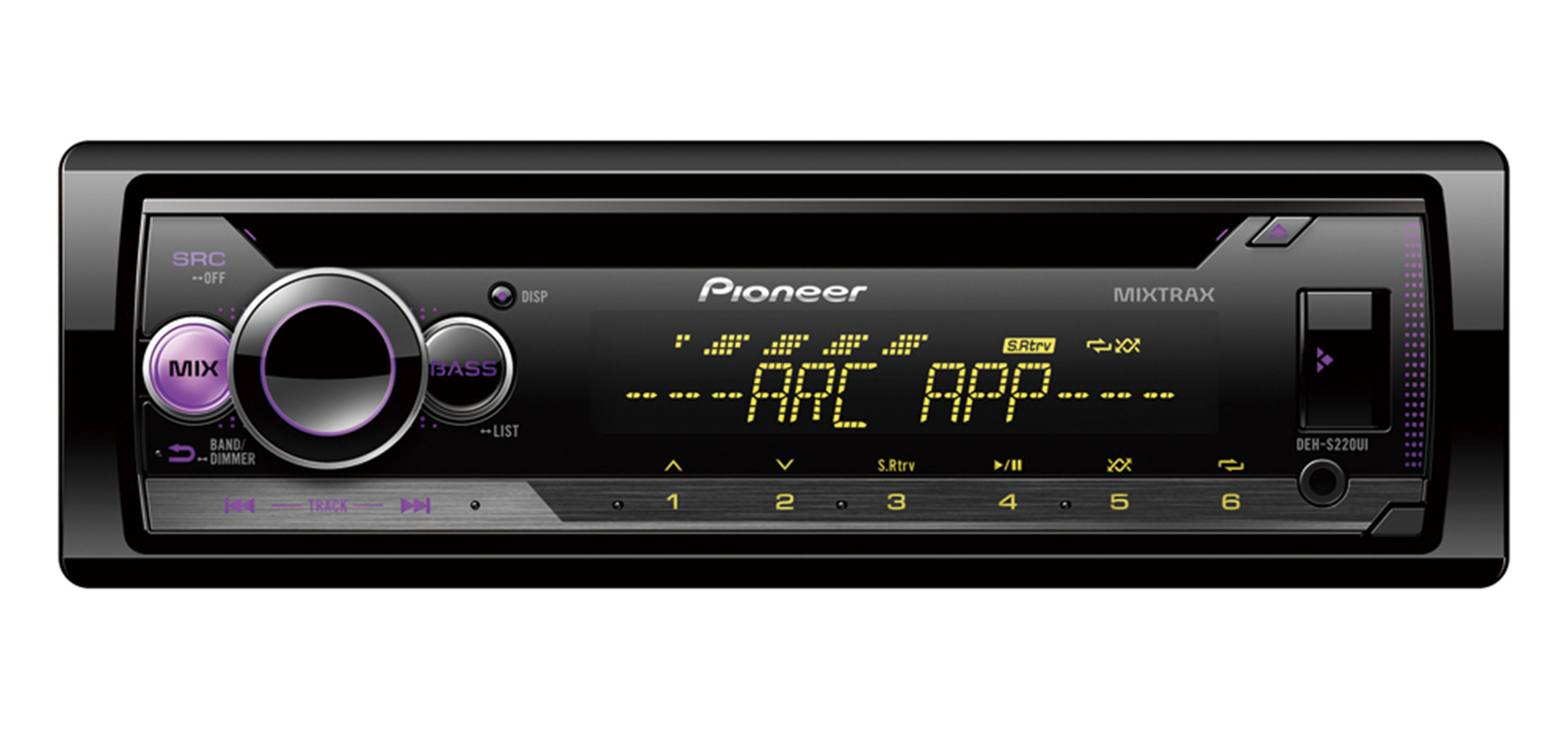 Pioneer DEH-S420BT-PH - Autoradio - Enkel din - Bluetooth - USB - 4x50 Watt